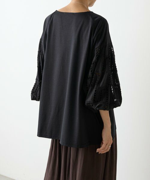 BEARDSLEY / ビアズリー カットソー | 袖編み編みレースカットソー | 詳細3