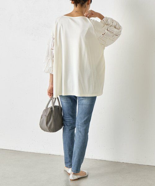 BEARDSLEY / ビアズリー カットソー | 袖編み編みレースカットソー | 詳細21