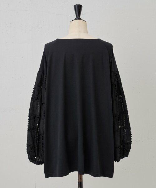 BEARDSLEY / ビアズリー カットソー | 袖編み編みレースカットソー | 詳細25