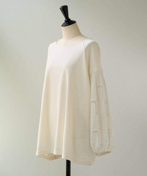 BEARDSLEY / ビアズリー カットソー | 袖編み編みレースカットソー | 詳細28