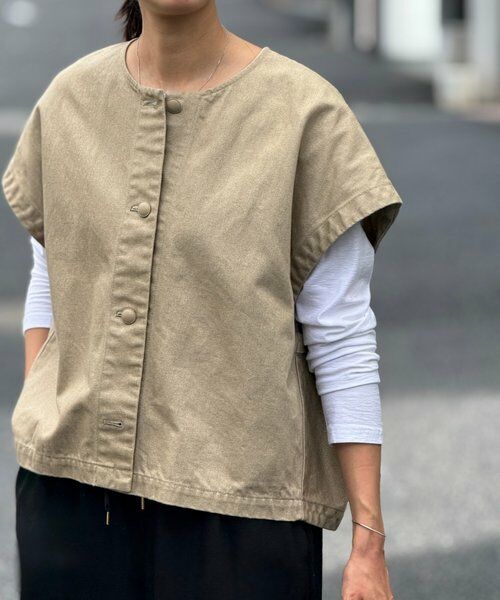 BEARDSLEY / ビアズリー その他アウター | 後ろぷっくりノースリーブブルゾン | 詳細13