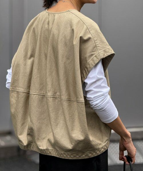 BEARDSLEY / ビアズリー その他アウター | 後ろぷっくりノースリーブブルゾン | 詳細14