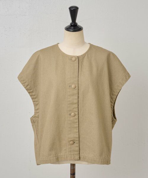 BEARDSLEY / ビアズリー その他アウター | 後ろぷっくりノースリーブブルゾン | 詳細18