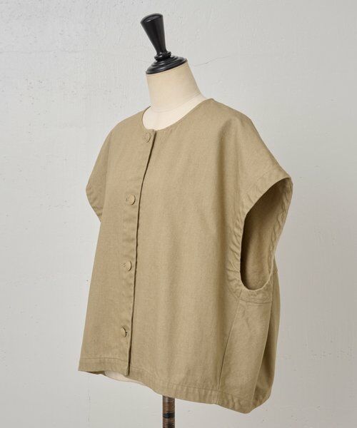 BEARDSLEY / ビアズリー その他アウター | 後ろぷっくりノースリーブブルゾン | 詳細19