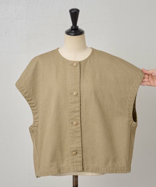 BEARDSLEY / ビアズリー その他アウター | 後ろぷっくりノースリーブブルゾン | 詳細22