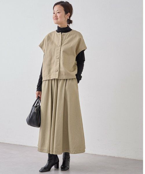 BEARDSLEY / ビアズリー その他アウター | 後ろぷっくりノースリーブブルゾン | 詳細4