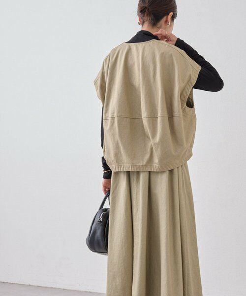 BEARDSLEY / ビアズリー その他アウター | 後ろぷっくりノースリーブブルゾン | 詳細6