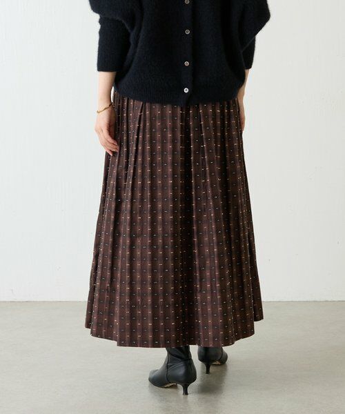 BEARDSLEY / ビアズリー ロング・マキシ丈スカート | 先染めチェックタックスカート | 詳細12