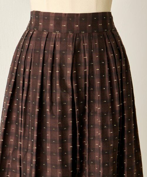 BEARDSLEY / ビアズリー ロング・マキシ丈スカート | 先染めチェックタックスカート | 詳細16