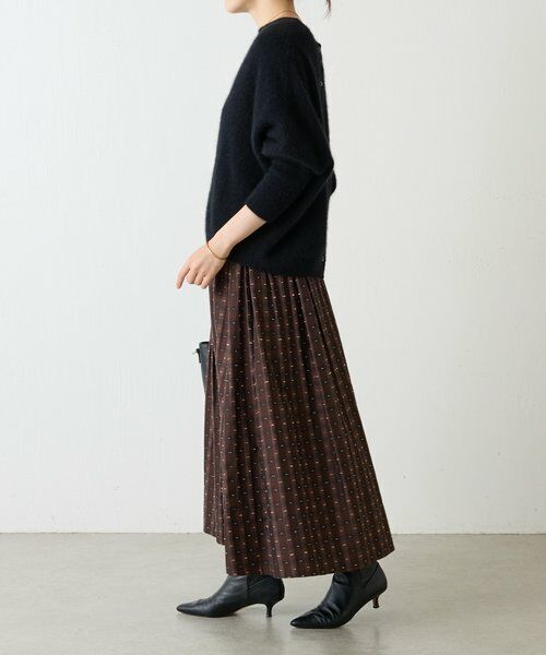 BEARDSLEY / ビアズリー ロング・マキシ丈スカート | 先染めチェックタックスカート | 詳細8