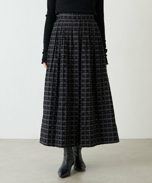 BEARDSLEY / ビアズリー ロング・マキシ丈スカート | 先染めチェックタックスカート | 詳細19