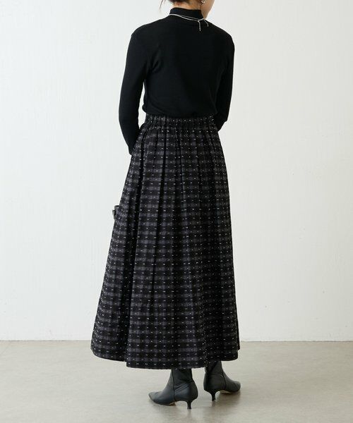 BEARDSLEY / ビアズリー ロング・マキシ丈スカート | 先染めチェックタックスカート | 詳細25
