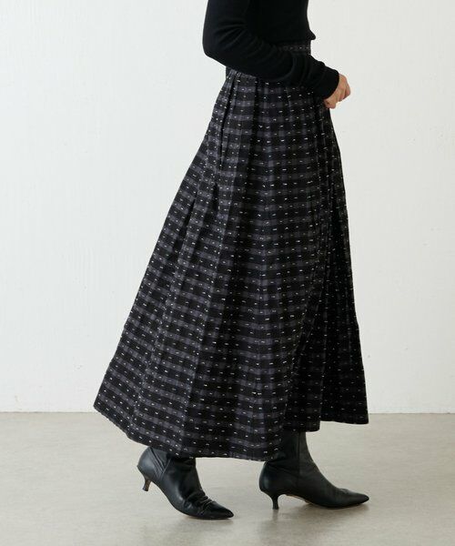 BEARDSLEY / ビアズリー ロング・マキシ丈スカート | 先染めチェックタックスカート | 詳細26