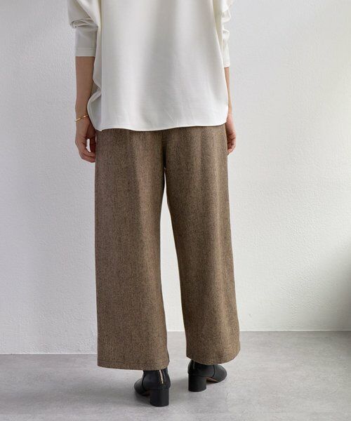 BEARDSLEY / ビアズリー その他パンツ | ウエストリブネップツイードパンツ | 詳細10