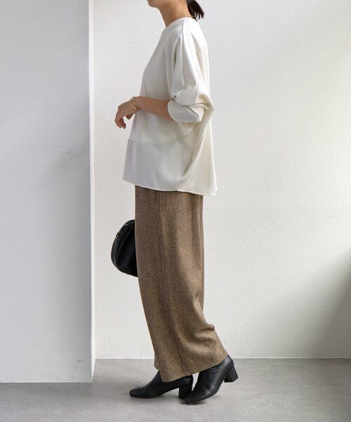 BEARDSLEY / ビアズリー その他パンツ | ウエストリブネップツイードパンツ | 詳細13