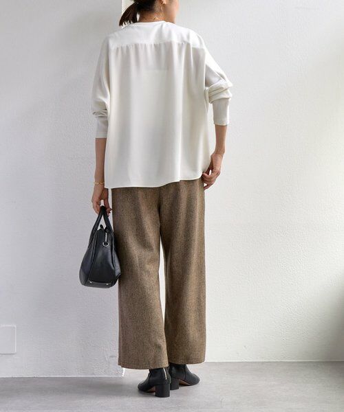 BEARDSLEY / ビアズリー その他パンツ | ウエストリブネップツイードパンツ | 詳細14