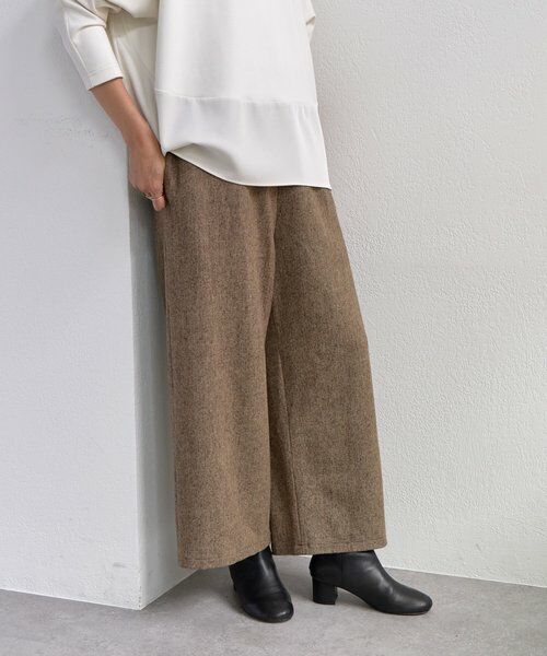 BEARDSLEY / ビアズリー その他パンツ | ウエストリブネップツイードパンツ | 詳細15