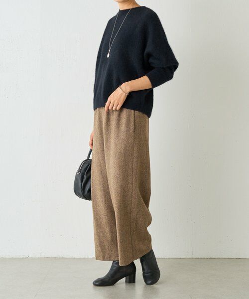 BEARDSLEY / ビアズリー その他パンツ | ウエストリブネップツイードパンツ | 詳細17