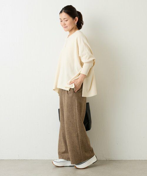 BEARDSLEY / ビアズリー その他パンツ | ウエストリブネップツイードパンツ | 詳細21