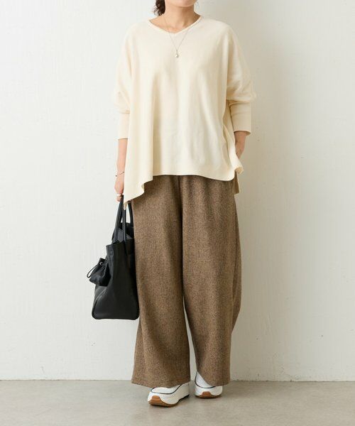 BEARDSLEY / ビアズリー その他パンツ | ウエストリブネップツイードパンツ | 詳細22