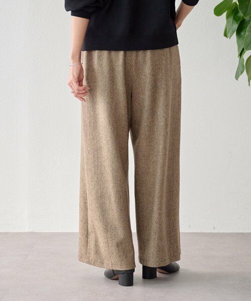 BEARDSLEY / ビアズリー その他パンツ | ウエストリブネップツイードパンツ | 詳細3