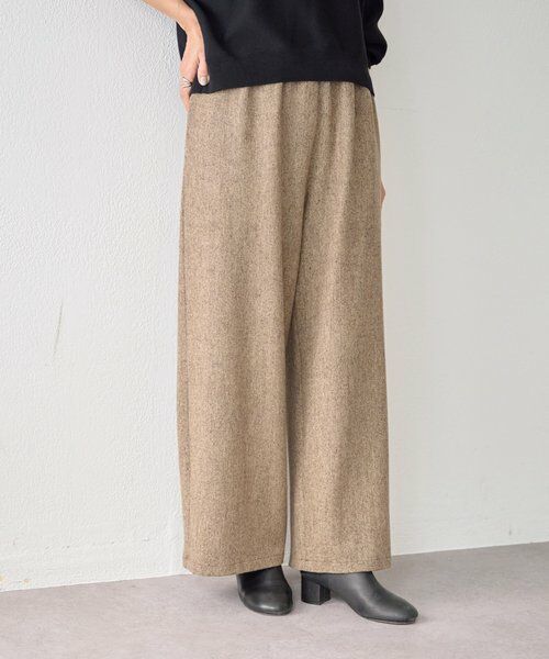 BEARDSLEY / ビアズリー その他パンツ | ウエストリブネップツイードパンツ | 詳細4