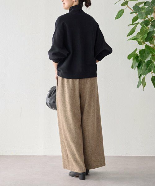 BEARDSLEY / ビアズリー その他パンツ | ウエストリブネップツイードパンツ | 詳細7