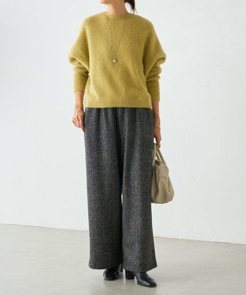 BEARDSLEY / ビアズリー その他パンツ | ウエストリブネップツイードパンツ | 詳細13