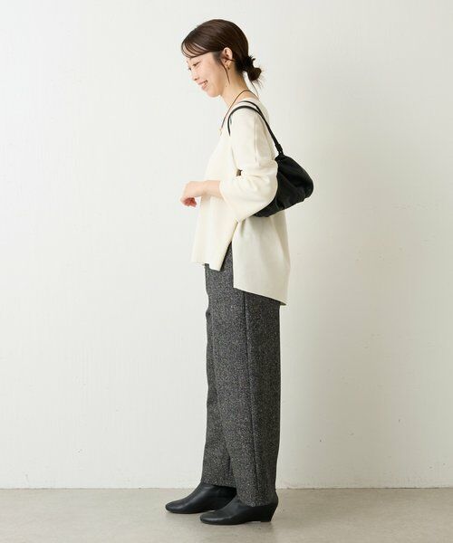 BEARDSLEY / ビアズリー その他パンツ | ウエストリブネップツイードパンツ | 詳細15