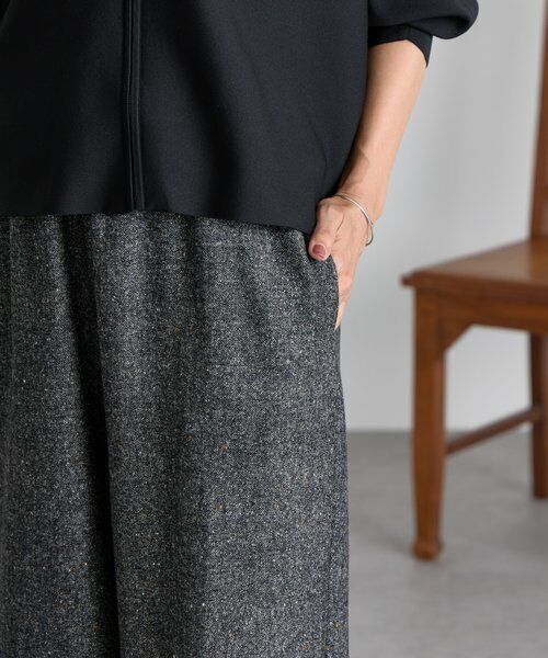 BEARDSLEY / ビアズリー その他パンツ | ウエストリブネップツイードパンツ | 詳細27