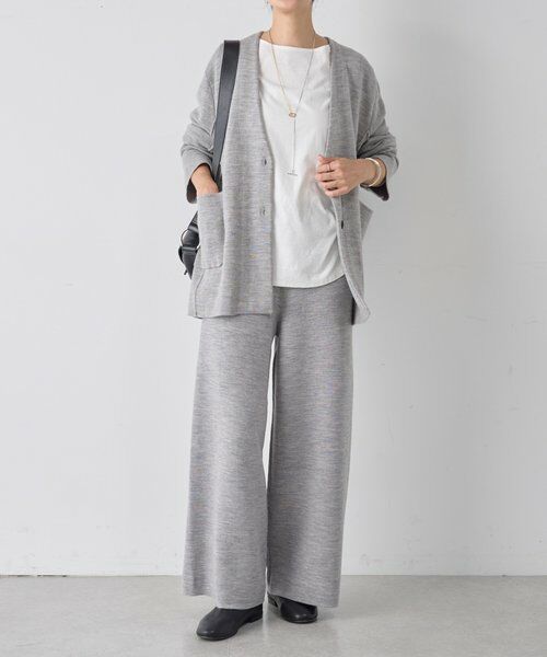 BEARDSLEY / ビアズリー その他パンツ | ウールスムースワイドパンツ | 詳細15