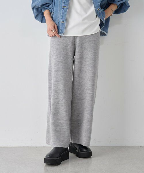 BEARDSLEY / ビアズリー その他パンツ | ウールスムースワイドパンツ | 詳細18