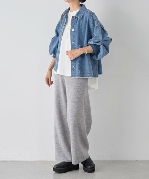 BEARDSLEY / ビアズリー その他パンツ | ウールスムースワイドパンツ | 詳細21