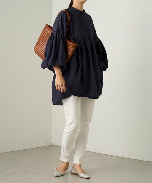 BEARDSLEY / ビアズリー シャツ・ブラウス | デニムギャザーブラウス | 詳細10