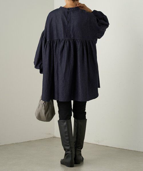 BEARDSLEY / ビアズリー シャツ・ブラウス | デニムギャザーブラウス | 詳細19