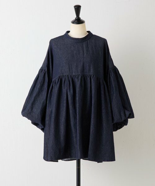 BEARDSLEY / ビアズリー シャツ・ブラウス | デニムギャザーブラウス | 詳細20