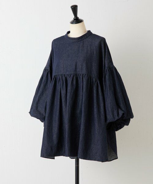 BEARDSLEY / ビアズリー シャツ・ブラウス | デニムギャザーブラウス | 詳細21