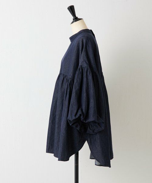 BEARDSLEY / ビアズリー シャツ・ブラウス | デニムギャザーブラウス | 詳細22