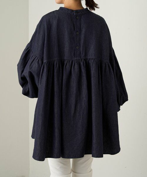 BEARDSLEY / ビアズリー シャツ・ブラウス | デニムギャザーブラウス | 詳細4