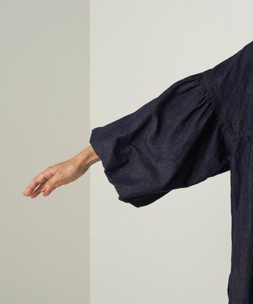 BEARDSLEY / ビアズリー シャツ・ブラウス | デニムギャザーブラウス | 詳細7