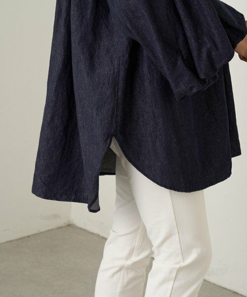 BEARDSLEY / ビアズリー シャツ・ブラウス | デニムギャザーブラウス | 詳細8