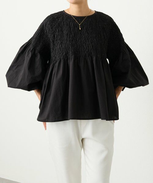 BEARDSLEY / ビアズリー シャツ・ブラウス | ハンドスモッキングブラウス | 詳細6