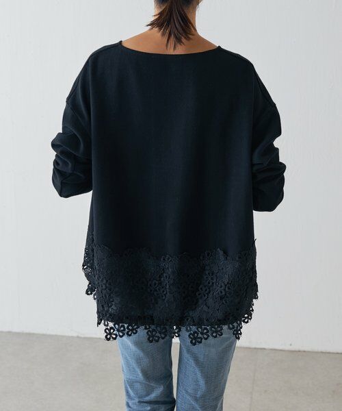 BEARDSLEY / ビアズリー カットソー | 裾レースコットンカットソー | 詳細21