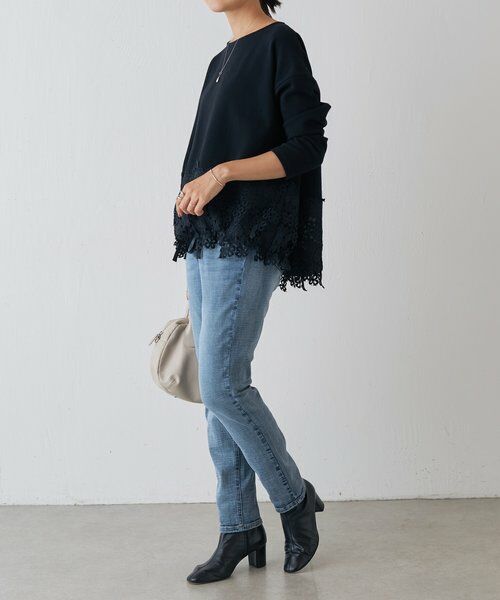 BEARDSLEY / ビアズリー カットソー | 裾レースコットンカットソー | 詳細27