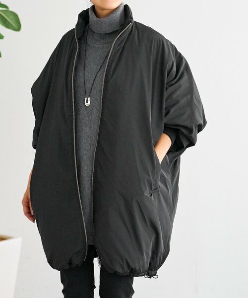 BEARDSLEY / ビアズリー ブルゾン | 中綿BIGポンチョコート | 詳細2