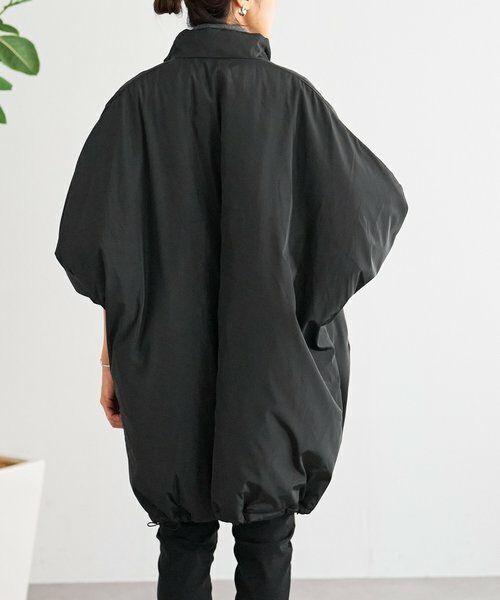 BEARDSLEY / ビアズリー ブルゾン | 中綿BIGポンチョコート | 詳細3