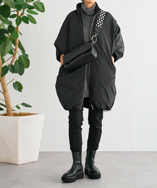 BEARDSLEY / ビアズリー ブルゾン | 中綿BIGポンチョコート | 詳細7