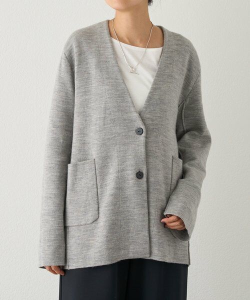 BEARDSLEY / ビアズリー その他アウター | ウールスムースカーディガン | 詳細17