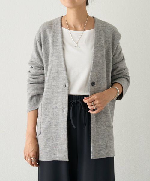BEARDSLEY / ビアズリー その他アウター | ウールスムースカーディガン | 詳細8