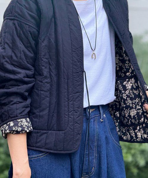 BEARDSLEY / ビアズリー ブルゾン | プリント中綿ジャケット | 詳細6